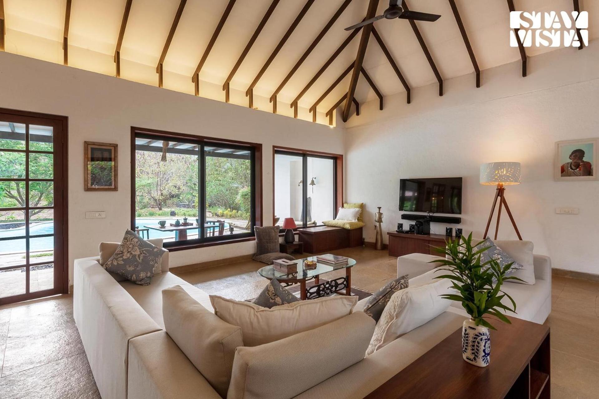 Wander Beyond By Stayvista - Featuring A Bali-Themed Abode And A Refreshing Swimming Pool 阿里巴格 外观 照片