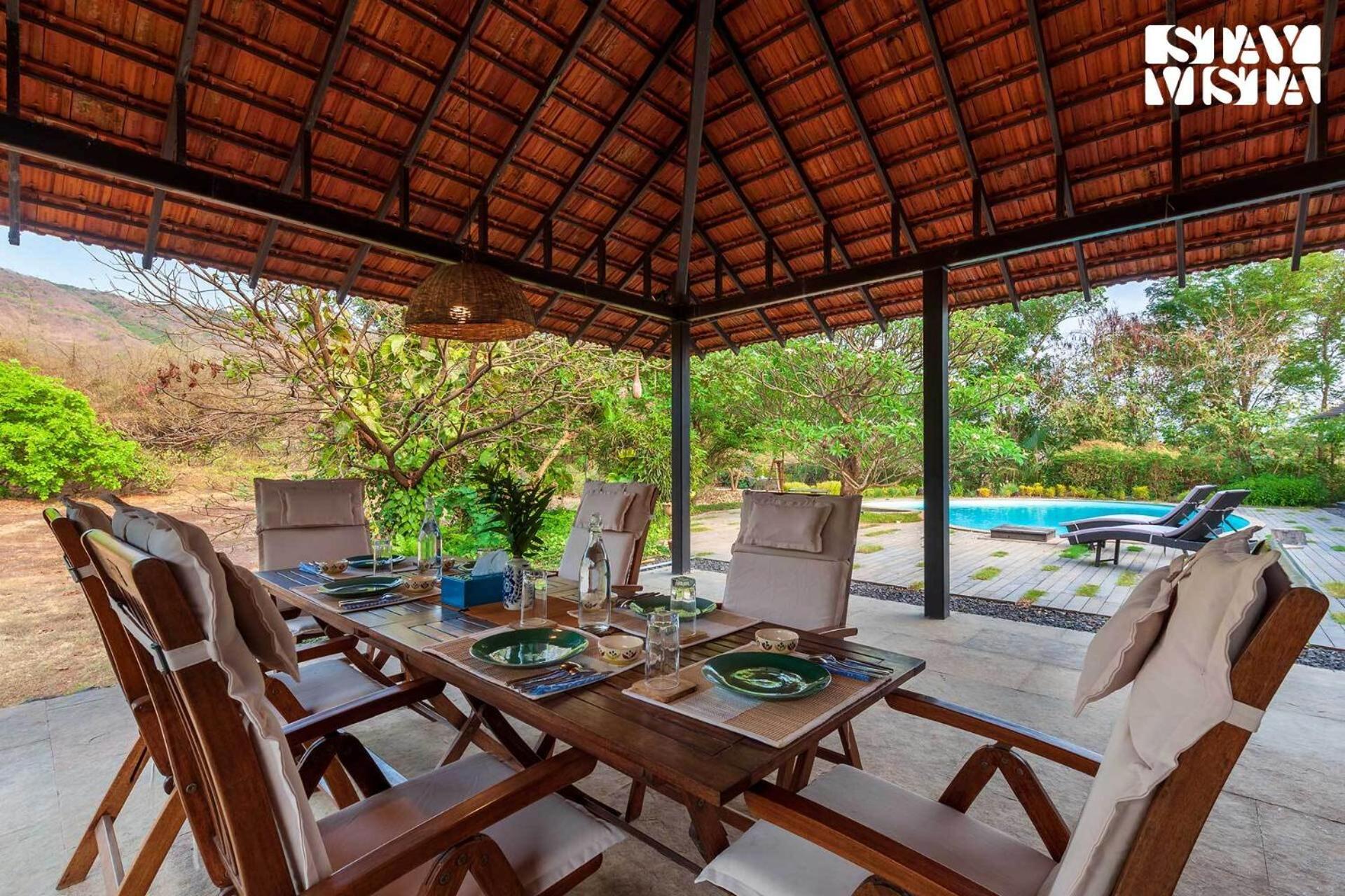 Wander Beyond By Stayvista - Featuring A Bali-Themed Abode And A Refreshing Swimming Pool 阿里巴格 外观 照片
